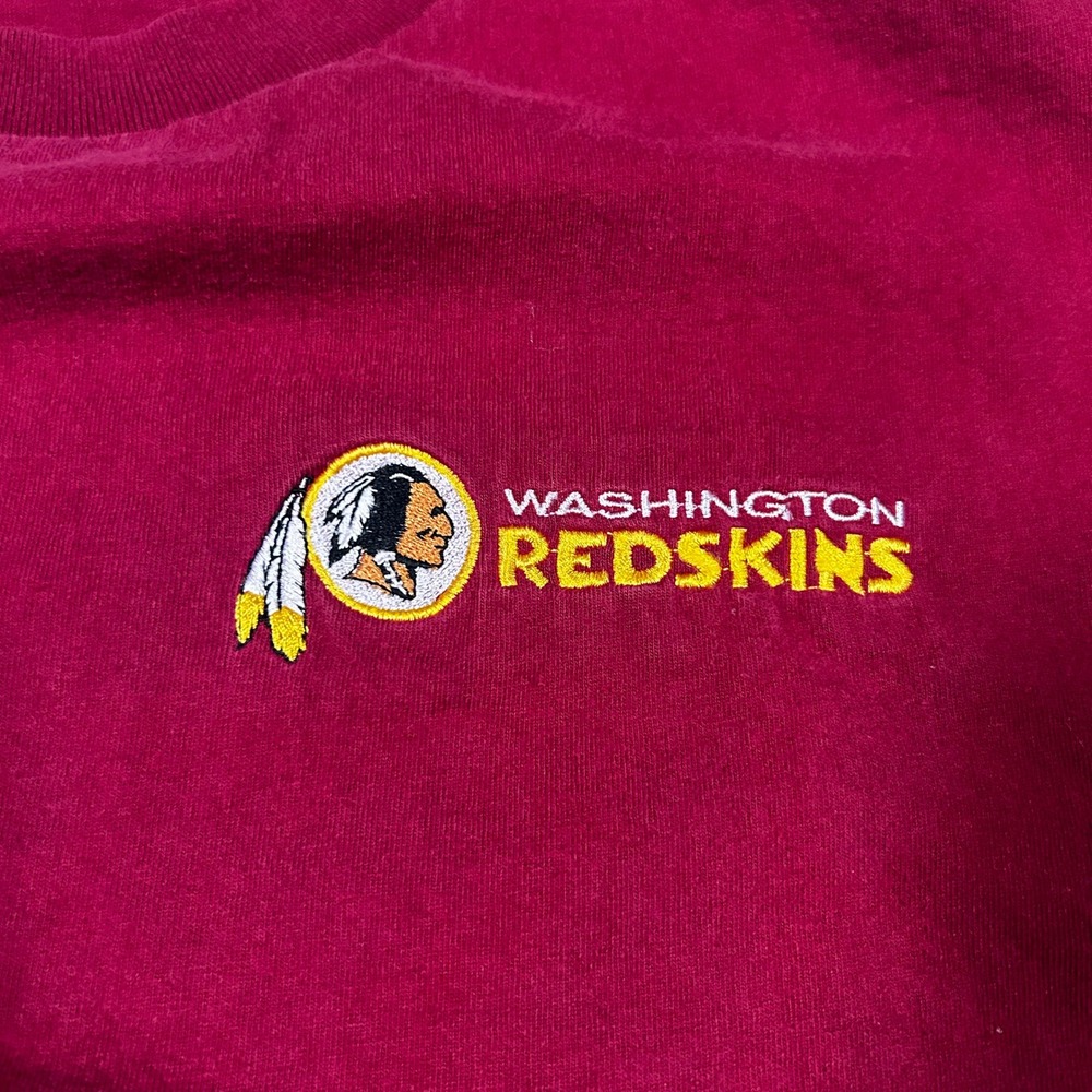 Vintage Washington Redskins Trench Ultra T-Shirt XL Burgundy Single Stitch USA - Picture 2 of 7
